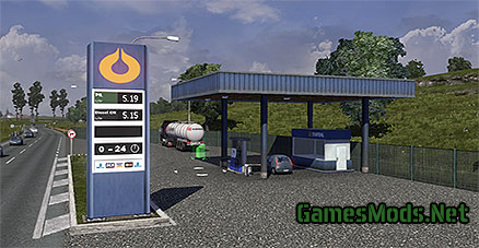 Realistic fuel stations