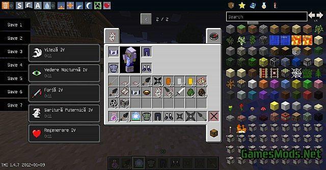 List of Minecraft 1.4.7 Mods 