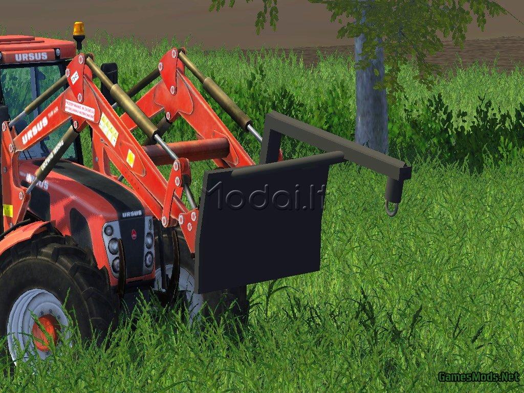 FRONT LOADER FORESTRY CLAMP ADAPTER » FS19, FS17, ETS 2