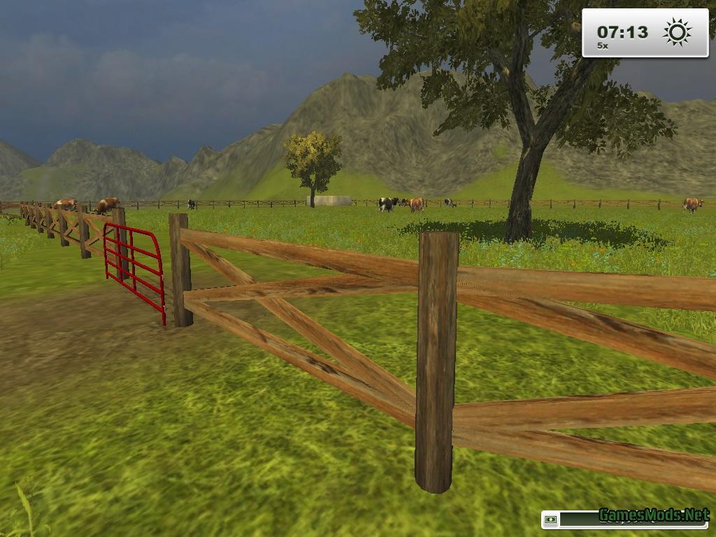 wood farm fence farming simulator 2013 buildings