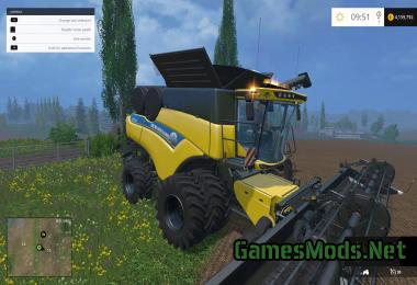 NEW HOLLAND CR1090 DYNAMIC FRONT TWIN WHEELS V1.0