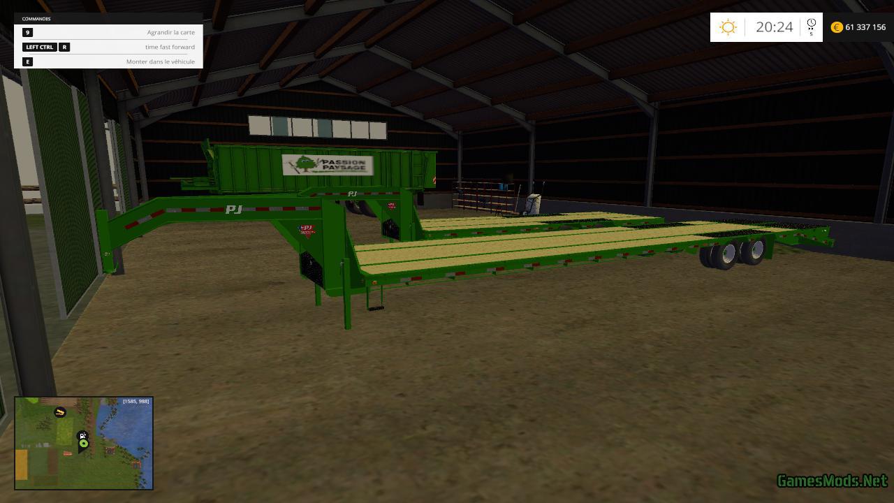 Pj Trailer Passion Paysage Pack V1 Fs19