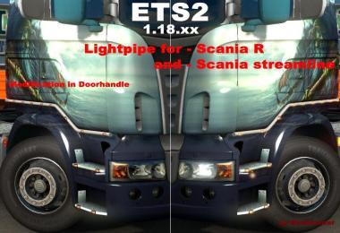 LIGHTPIPE FOR SCANIA R + STREAMLINE CABIN
