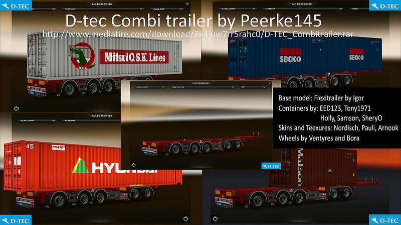D-tec Combi trailer »  - FS19, FS17, ETS 2 mods