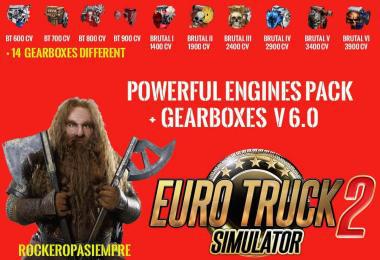 PACK POWERFUL ENGINES + GEARBOXES V6.0 1.25.X