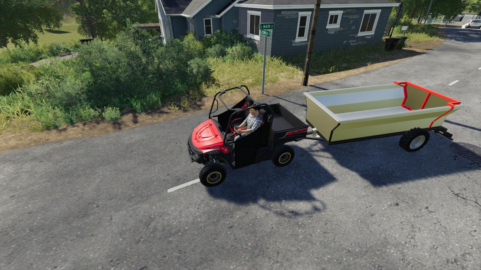 ATV Tipper Trailer V1 0 GamesMods Net FS19 FS17 ETS 2 Mods