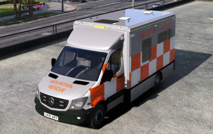 British Mountain Rescue Ambulance Mercedes Sprinter 1 0 GamesMods