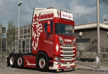 SPECIAL GRIFFIN SKIN FOR SCANIA NEXT GEN 1.37