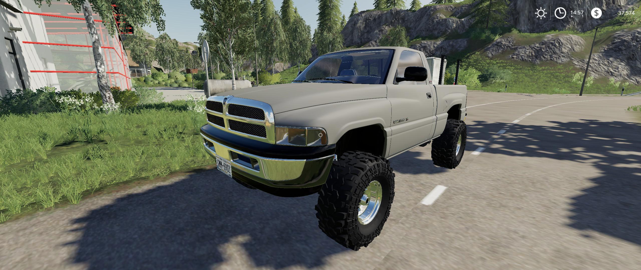 1996 RAM 1500 SINGLE CAB SHORT BED V1 0 GamesMods Net FS19 FS17