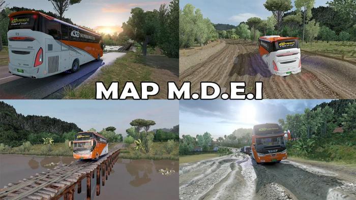 MAP M.D.E.I REWORKED BY RIZKY ARIFIN ETS2 1.30 TO 1.38