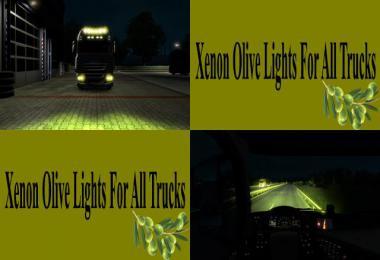 XENON OLIVE LIGHTS FOR ALL TRUCKS V1.0
