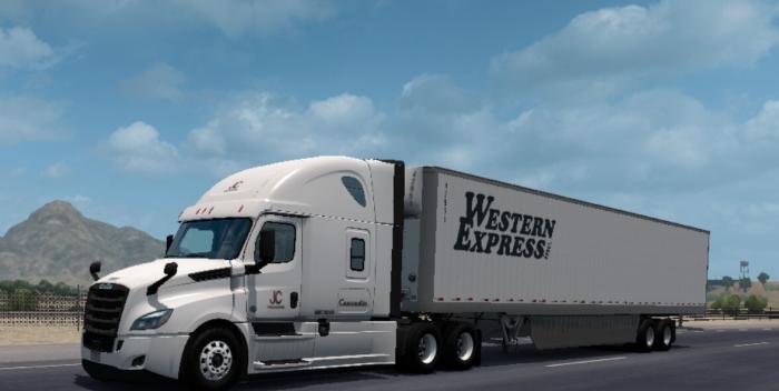 Western Express skin for 48-53 SCS Box