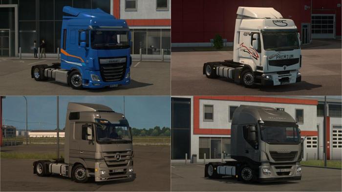 LOW DECK CHASSIS ADDONS FOR SCHUMI'S TRUCKS V4.8.2