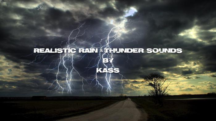 REALISTIC RAIN & THUNDER SOUNDS V4.0