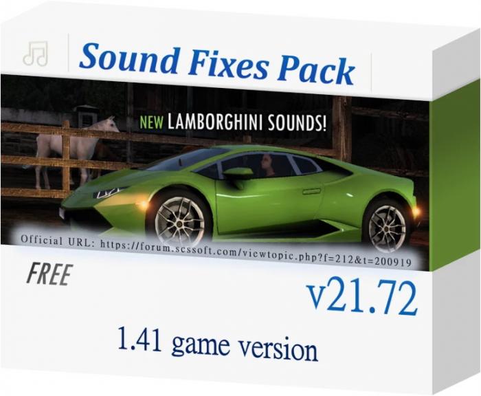 ATS SOUND FIXES PACK V21.72
