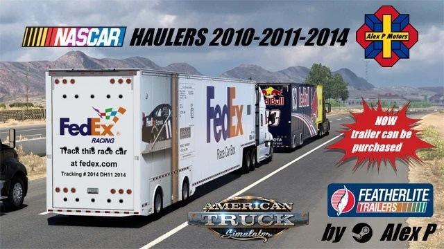 NASCAR HAULERS 2011 FEATHERLITE TRAILER -UPDATE- 1.42