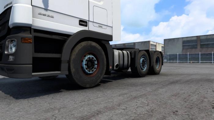 ADDED SECOND FUEL TANK FOR MB ACTROS MP3 V1.0