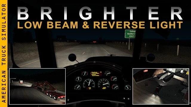 BRIGHTER LOW BEAM & REVERSE LIGHTS V1.2.2 1.42.X