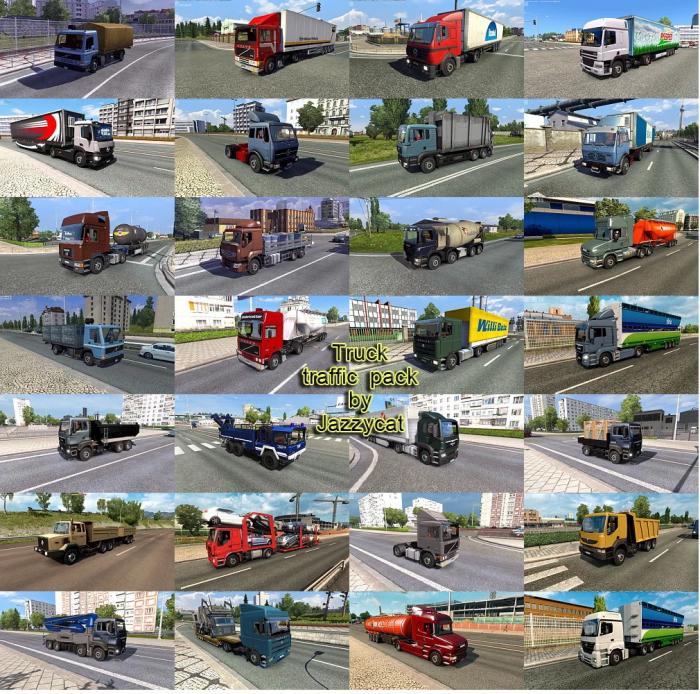 TRUCK TRAFFIC PACK BY JAZZYCAT V6.2