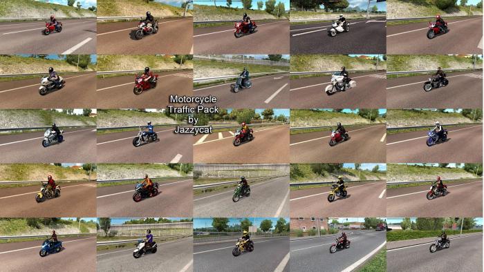 MOTORCYCLE TRAFFIC PACK BY JAZZYCAT V3.9.3