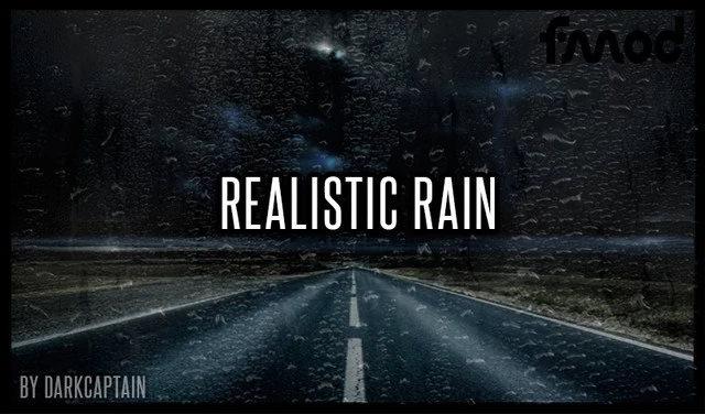 REALISTIC RAIN V4.1.2 ETS2 1.43