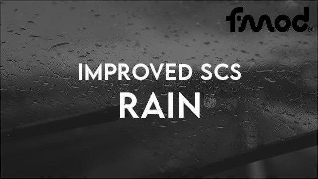 IMPROVED SCS RAIN V0.1.2 ETS2 1.43
