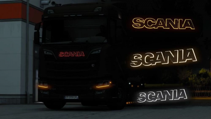 FRONT LOGO LIGHT PACK SCANIA 1.42.X & 1.43.X