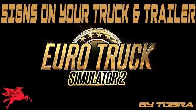 SIGNS ON YOUR TRUCK & TRAILER V1.0.0.09 1.43