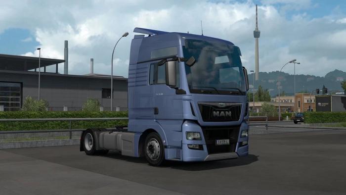 LOW DECK CHASSIS ADDON FOR SCS MAN TGX E6 V1.2 1.43