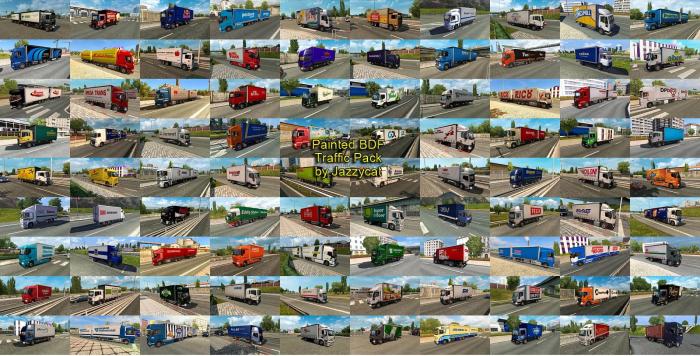 PAINTED BDF TRAFFIC PACK BY JAZZYCAT V10.9.1
