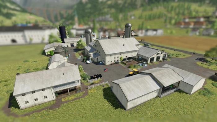 USA WHITE FARM BUILDINGPACK V1 0 0 1 GamesMods Net FS19 FS17 ETS