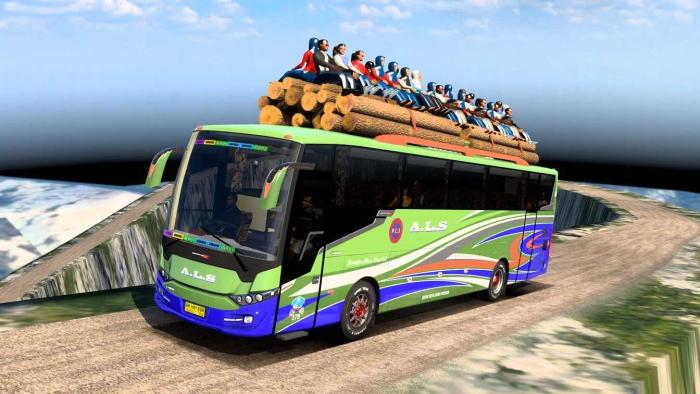 Bus Mod with Passengers on Roof 1.40 to 1.49