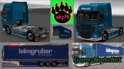 Leimgruber DAF truck + trailer
