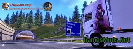 Trucksim Map 4.1.2.a for Patch 1.6.x
