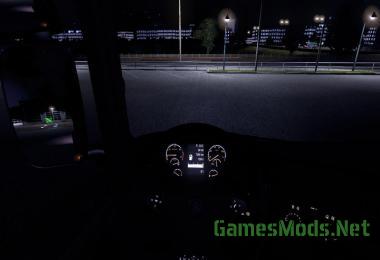 Scania V8 Gold Dashboard v1.0