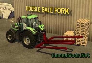 Double bale tower fork  v 1.0 [mp]
