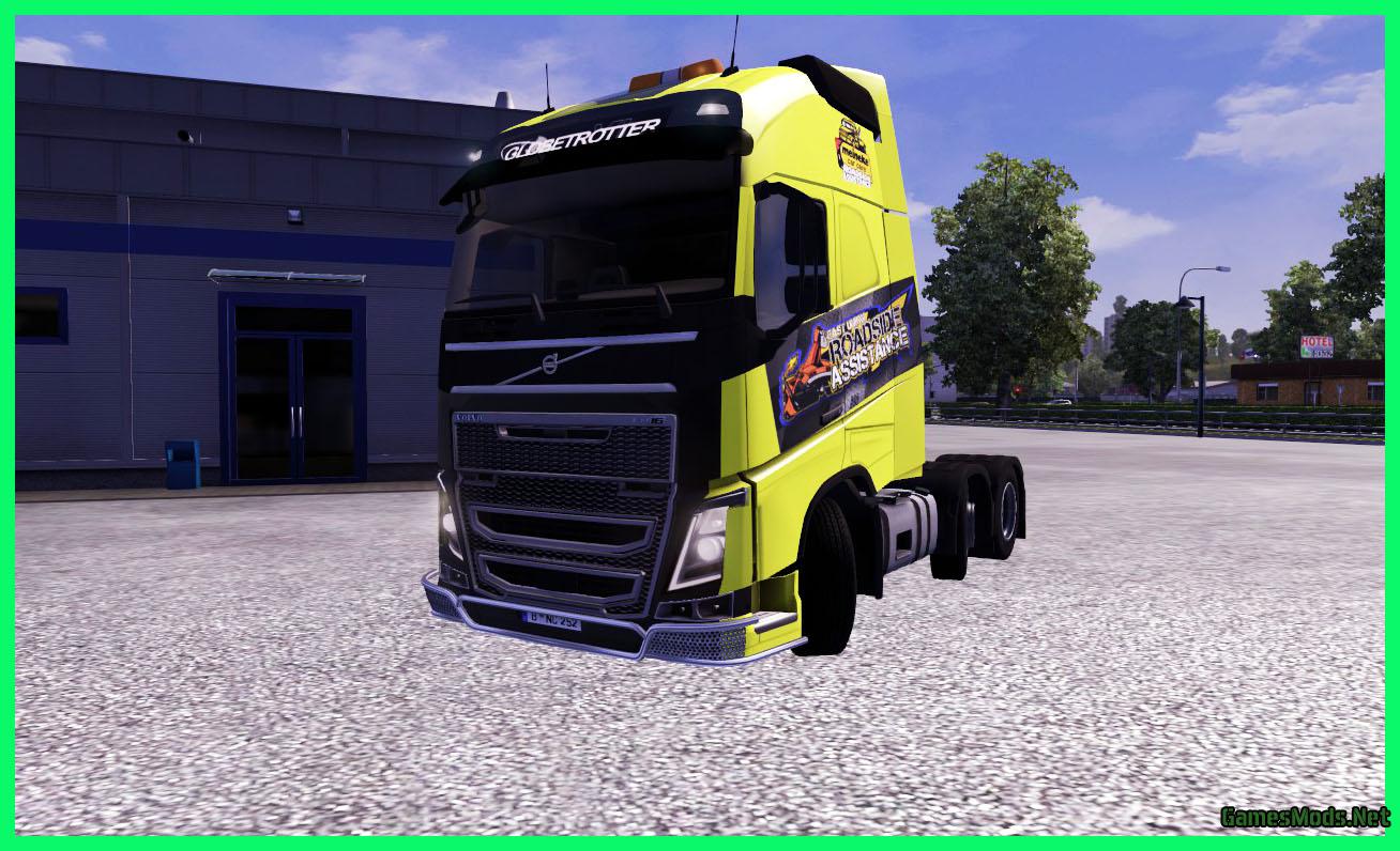 Road assistance Volvo skin » GamesMods.net - FS19, FS17, ETS 2 mods