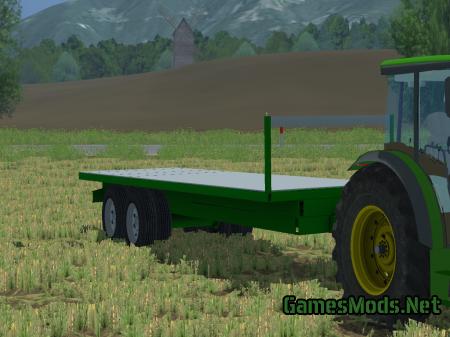 HOMEMADE TANDEM BALE TRAILER » GamesMods.net - FS19, FS17, ETS 2 mods