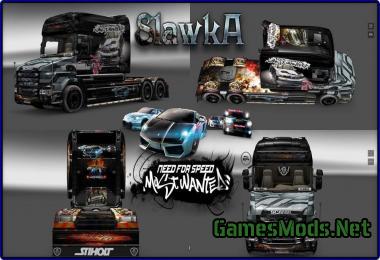 SKIN NEED FOR SPEED MOST WANTED SCANIA T