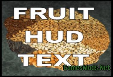 FRUIT HUD TEXT V1.0 BETA