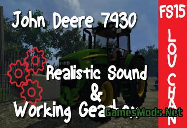 JOHN DEERE 7930 GEARBOX+REAL SOUND V1.1
