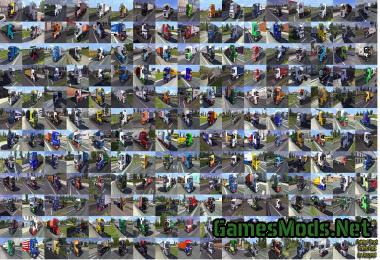 PAINTED TRUCK TRAFFIC PACK BY JAZZYCAT V1.4.1