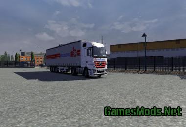 MERCEDES ACTROS BOUQUEROD TRANSPORTS COMBO PACK