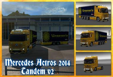 MERCEDES ACTROS 2014 TANDEM V2 1.18X