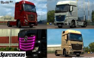 Mercedes MP4 New Actros 2014 Colored Grill 2