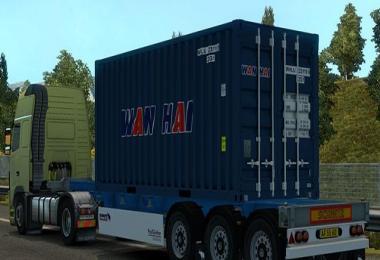 4 TRAILER CONTAINER 20 FT REAL SKIN V1.0