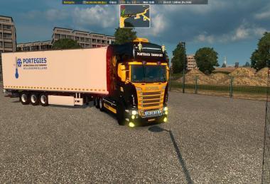 CHEREAU TRAILER WITH TAILGATE 1.21
