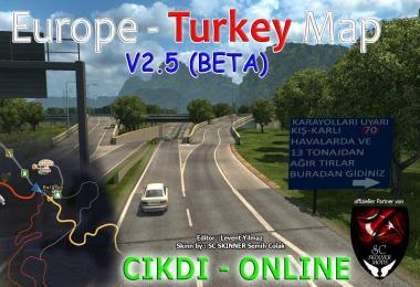 EUROPE & TURKEY MAP V2.5