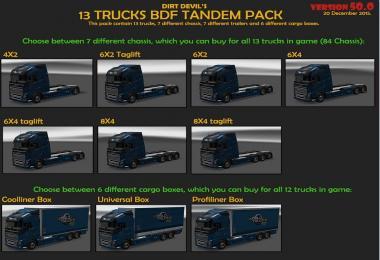 BDF TANDEM TRUCK PACK V50.0