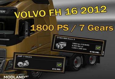 VOLVO FH 16 2012 1800 HP 1.22